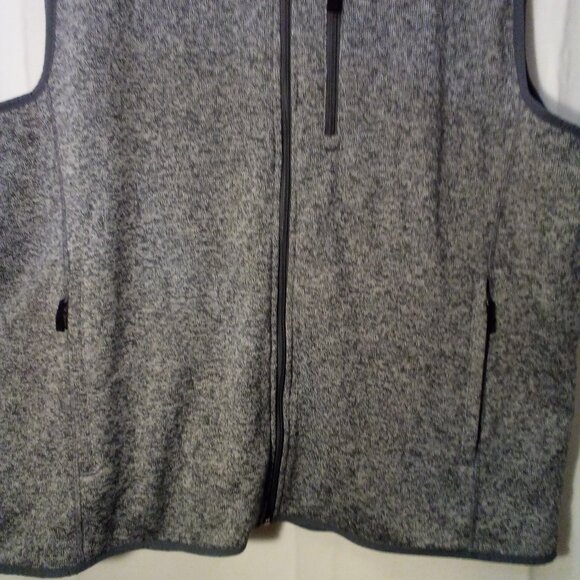 Ocean Coast Vest Jacket Men XXL Sleeveless Full Zip Pockets Gray - Picture 5 of 14